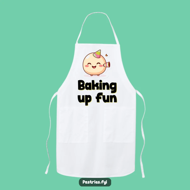Funny Macaroon Party Apron: Cook & Celebrate with Sweet Festive Flair - Perfect Gift!