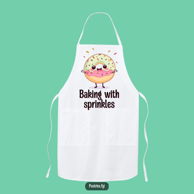 Bake with Fun: Funny Donut Sprinkle Juggling Apron