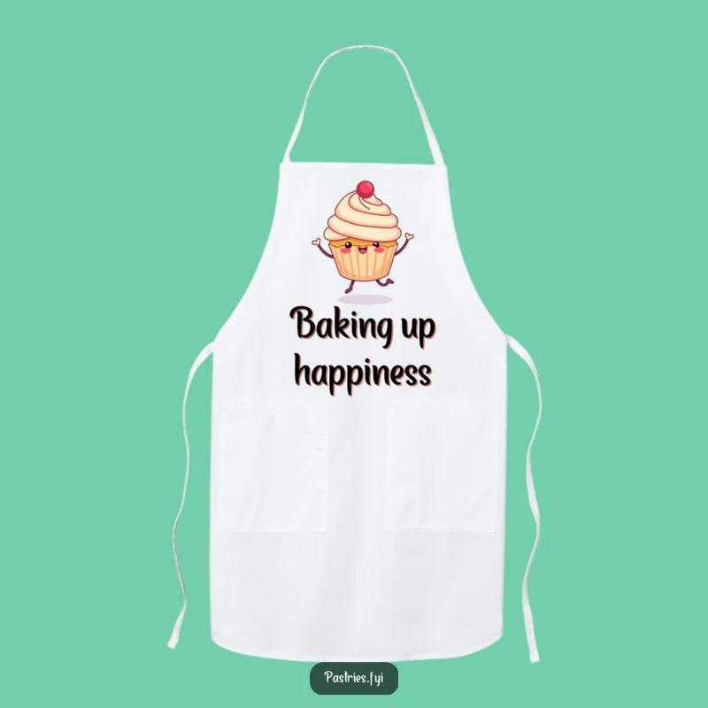 Funny Cupcake Apron: Cheerful Chef's Hop Sweet Gift