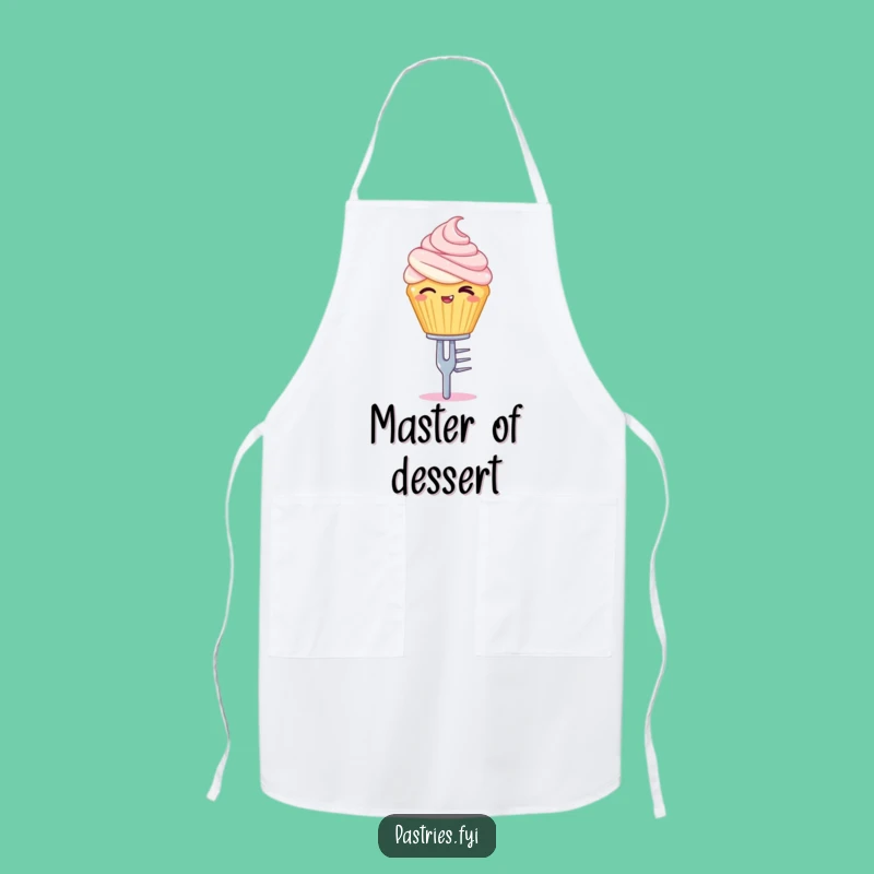 Funny Cupcake Apron: Winking Treat Balances for a Fun Baking Experience