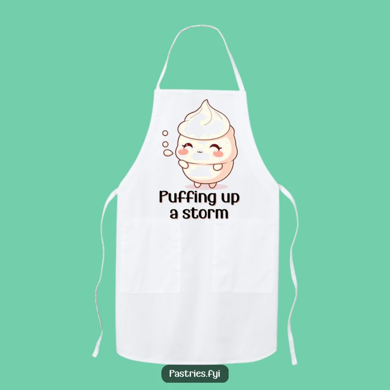 Funny Meringue Puff Apron: Cook with Gentle Sweetness