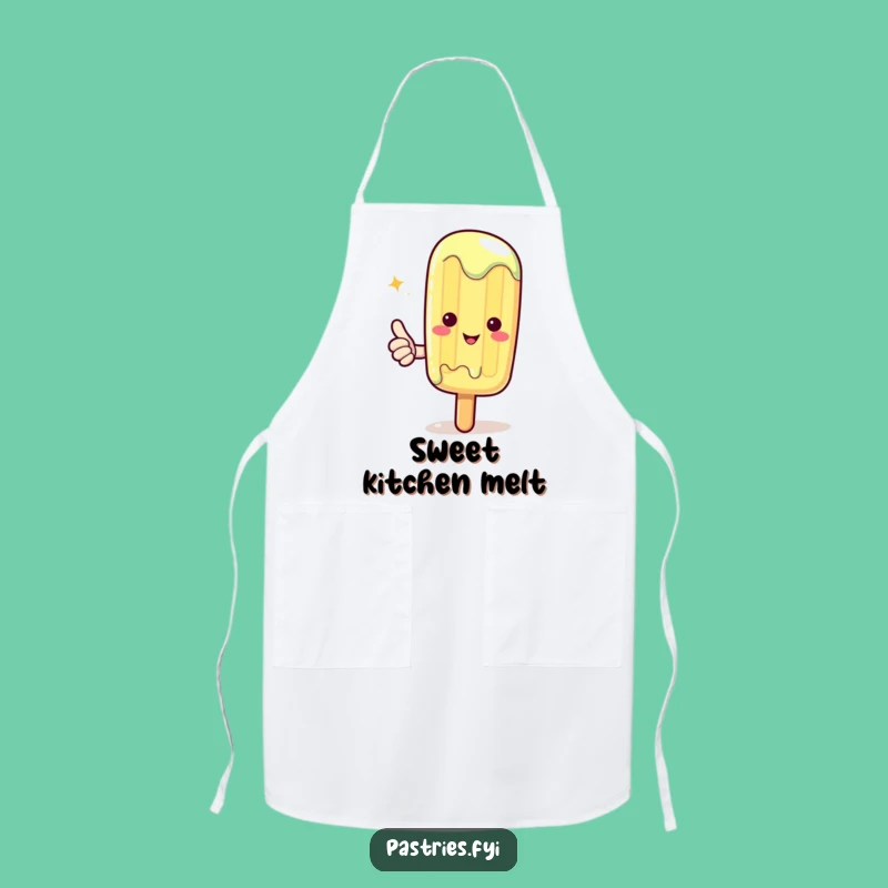 Funny Kawaii Popsicle Thumbs Up Apron: Cook with Cool Flair!