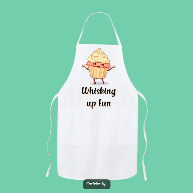 Funny Jigging Cupcake Apron - Hilarious Kitchen Wear for Joyful Cooking