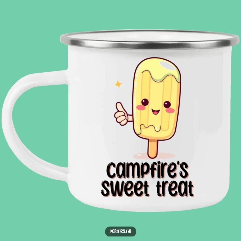 Funny Kawaii Popsicle Thumbs Up Camping Mug: Your Cool Adventure Companion!