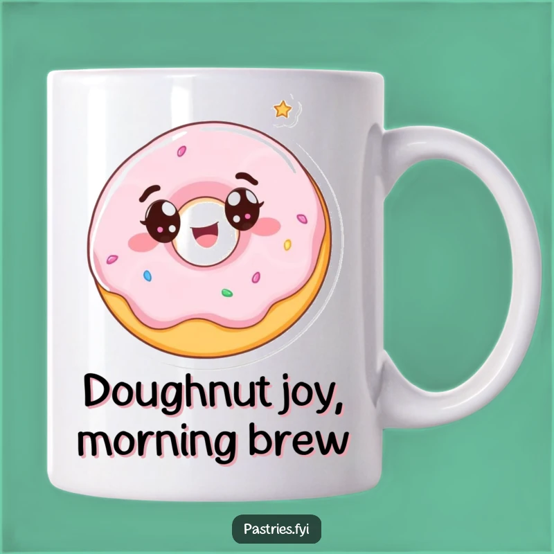 Funny Spinning Donut Mug - Hilarious Sweet Treat Lover Gift Idea
