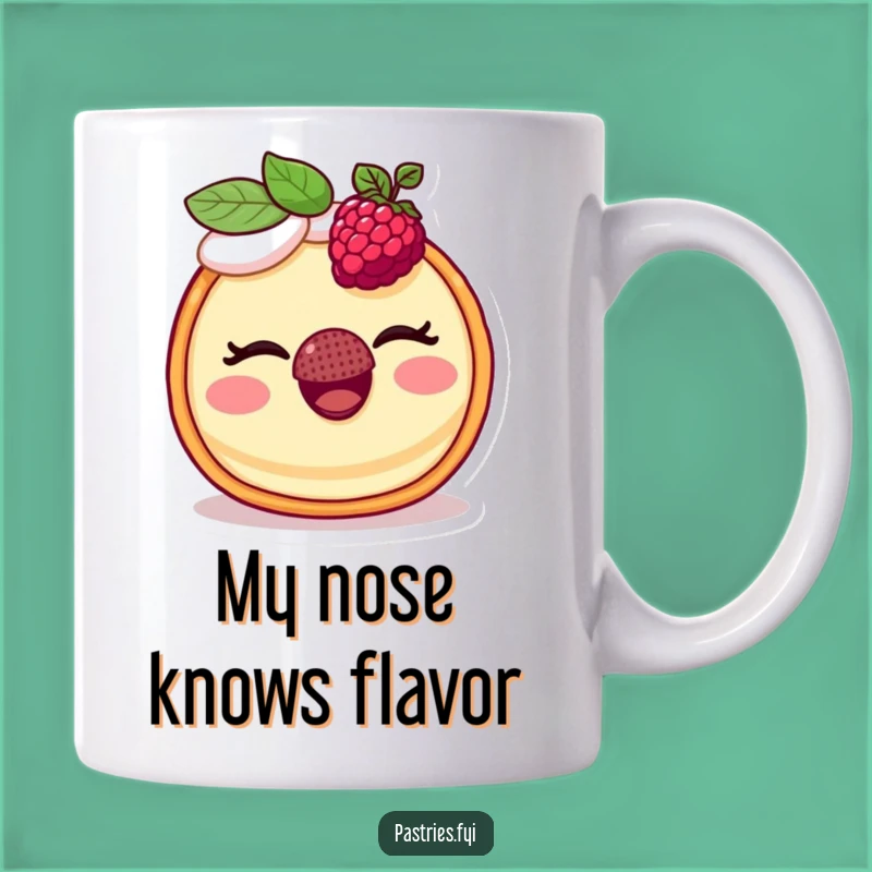Funny Winking Tart Raspberry Balance Mug: A Hilarious Treat, Perfect Funny Gift!