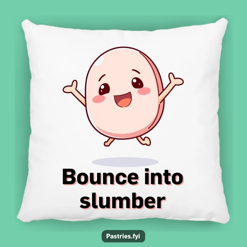 Funny Macaron Pillow: Cozy Bouncing Treat for Cheerful Comfort