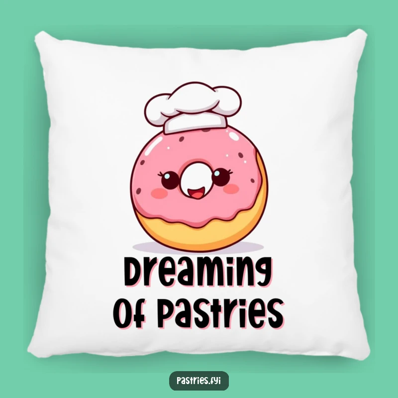 Funny Chef Donut Pillow - Cozy Comfort for Sweet Dreams