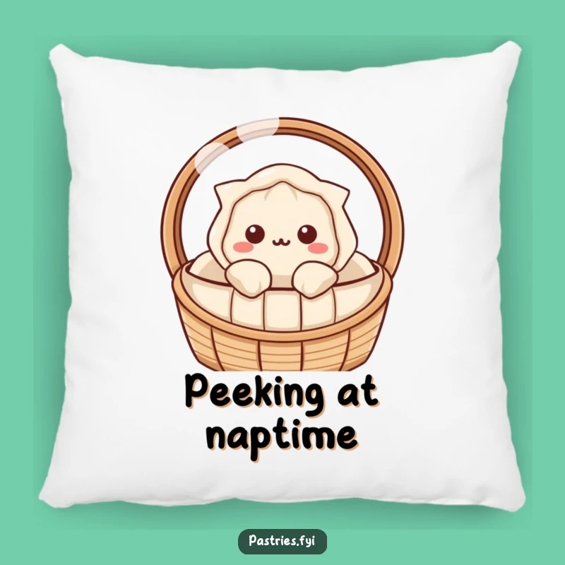 Funny Dumpling Curiosity Pillow: Cozy Kawaii Comfort for Curious Souls
