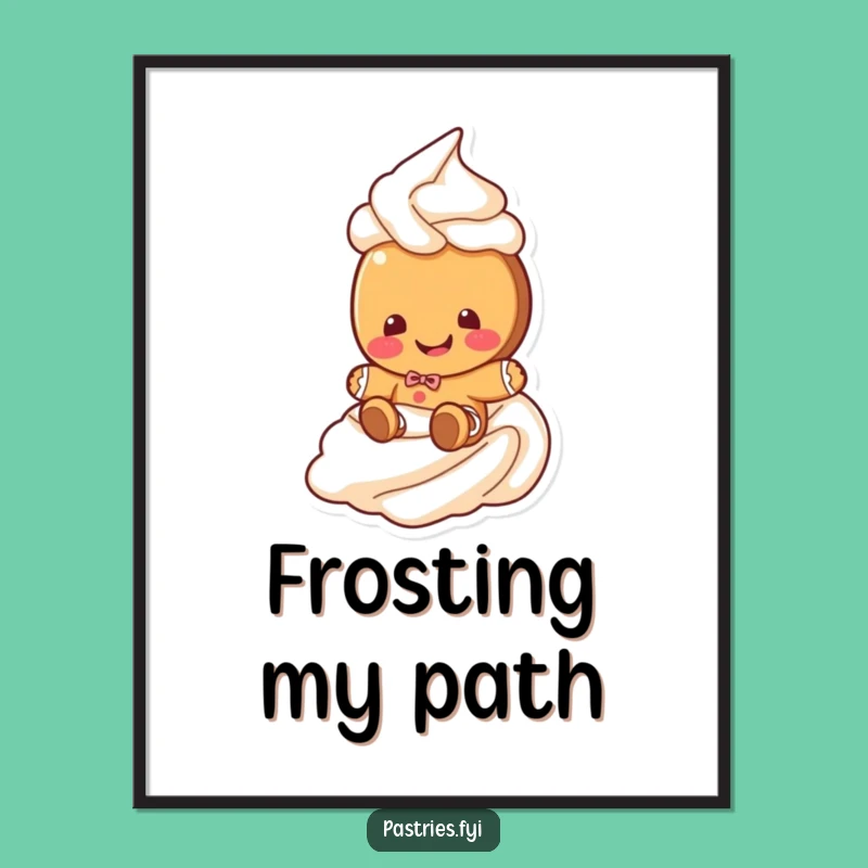 Funny Gingerbread Cookie Digital Print: Giggling Art, Humorous Holiday Decor Gift