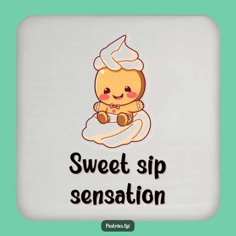 Funny Gingerbread Cookie Coaster: Giggling Protection, Humorous Holiday Table Gift