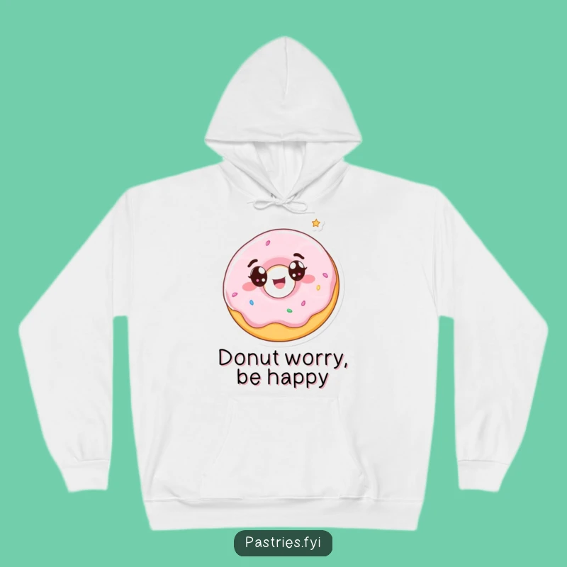 Funny Spinning Donut Hoodie - Cozy & Sweet Winter Comfort
