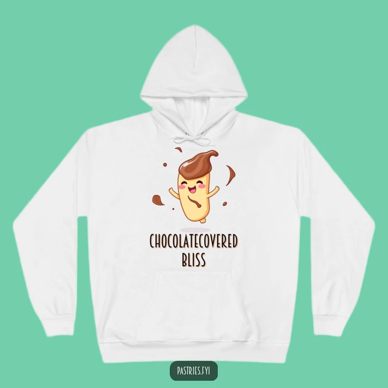 Funny Churro Twirling Chocolate Hoodie: Cozy Comfort with a Sweet Twist