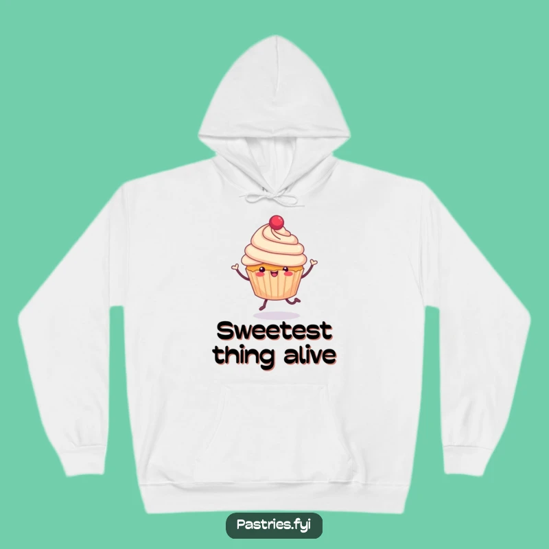 Funny Cupcake Hoodie: Cheerful Hop Cozy Sweet Treat Gift