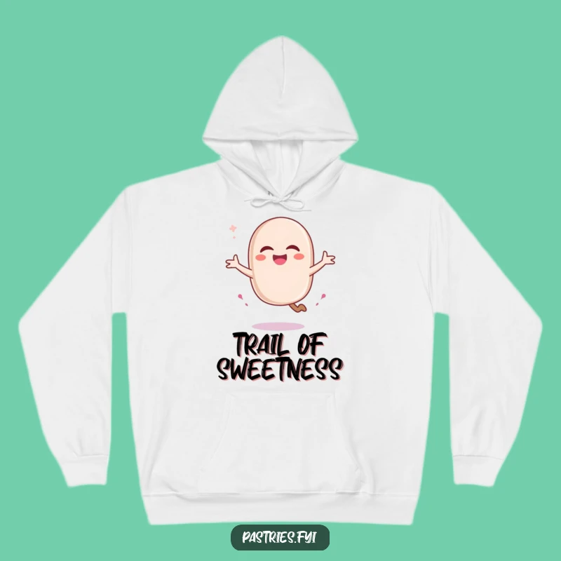 Funny Macaron Pirouette Hoodie - Cozy Comedic Pastry Apparel