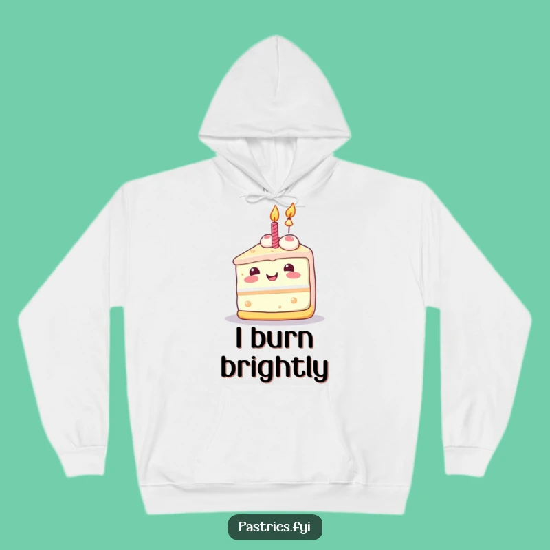 Funny Celebration Cake Hoodie: Cozy Kawaii Comfort for Festive Days