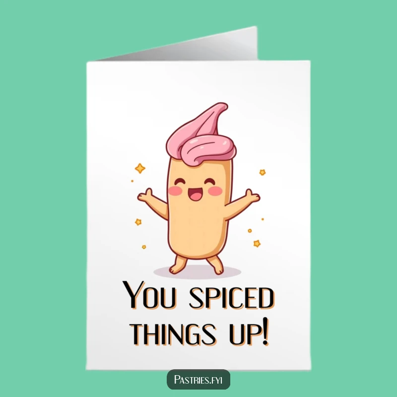 Free Printable Congrats Card: Churro Shimmy Downloadable Gift for Success