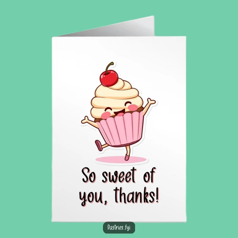 Free Printable Cupcake Thank You Card: Deliciously Funny Downloadable Gratitude for Sweet People!