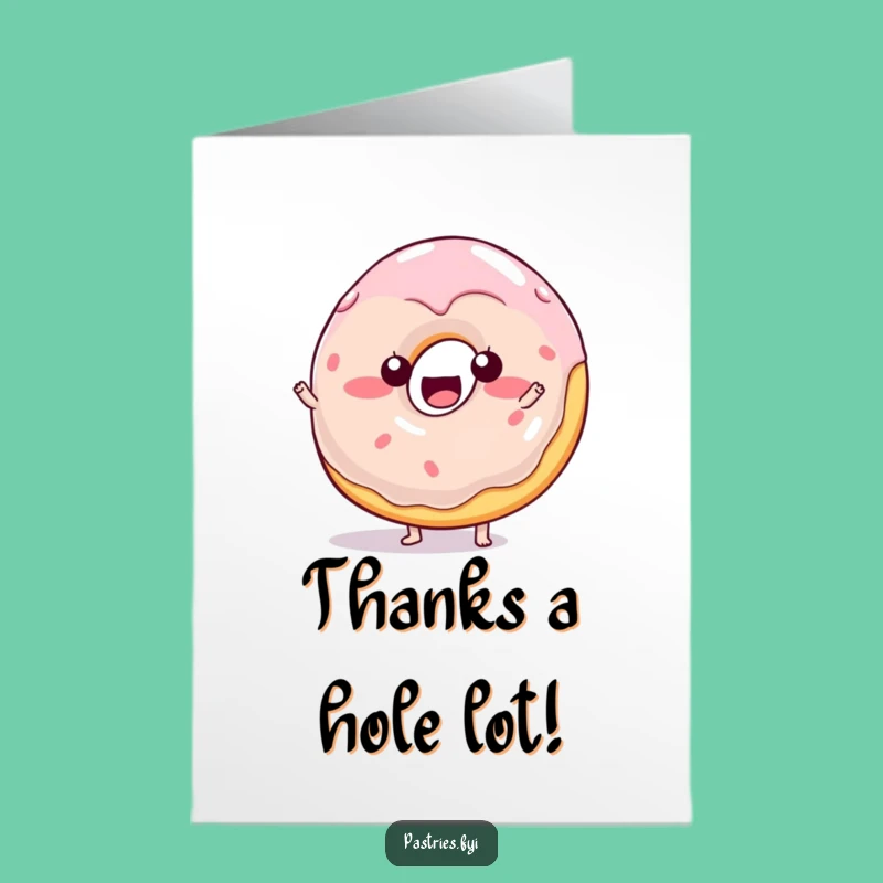 Free Printable Jelly Donut Thank You Card: Deliciously Funny Downloadable Gratitude for Friends!