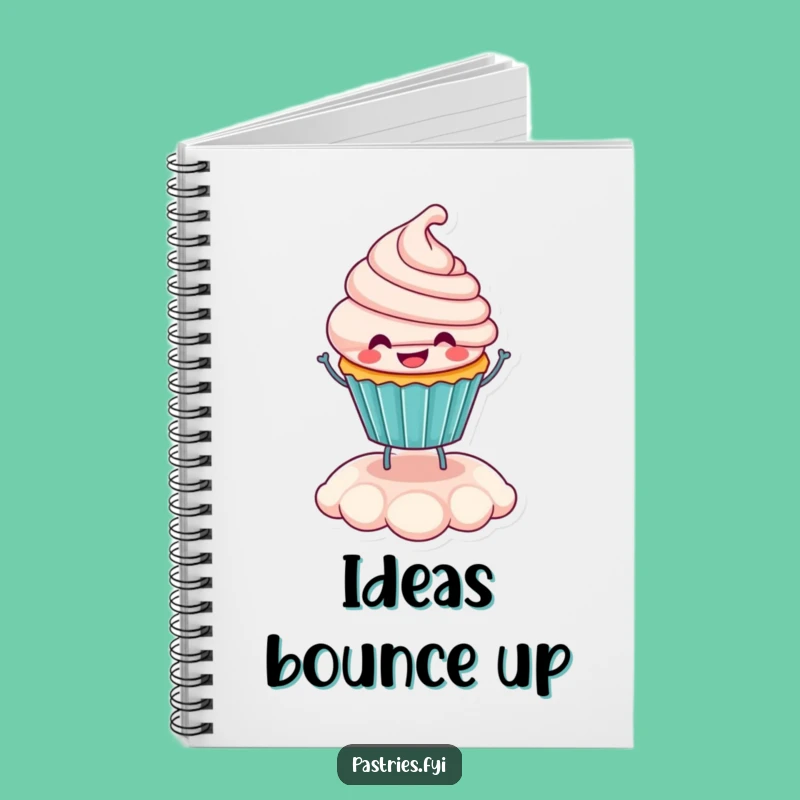 Funny Cupcake Notebook: Cheerful Journal for Sweet Ideas & Happy Notes