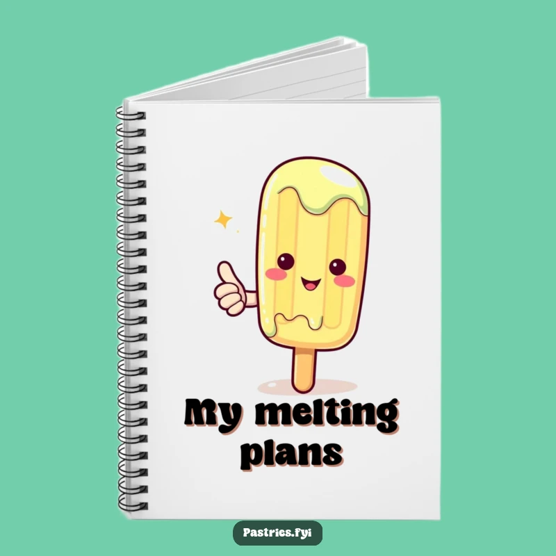 Funny Kawaii Popsicle Thumbs Up Notebook: Jot Down Cool Ideas!