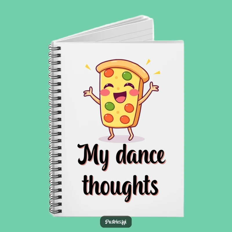 Funny Pizza Dance Notebook: Jot Down Ideas with This Kawaii Flair