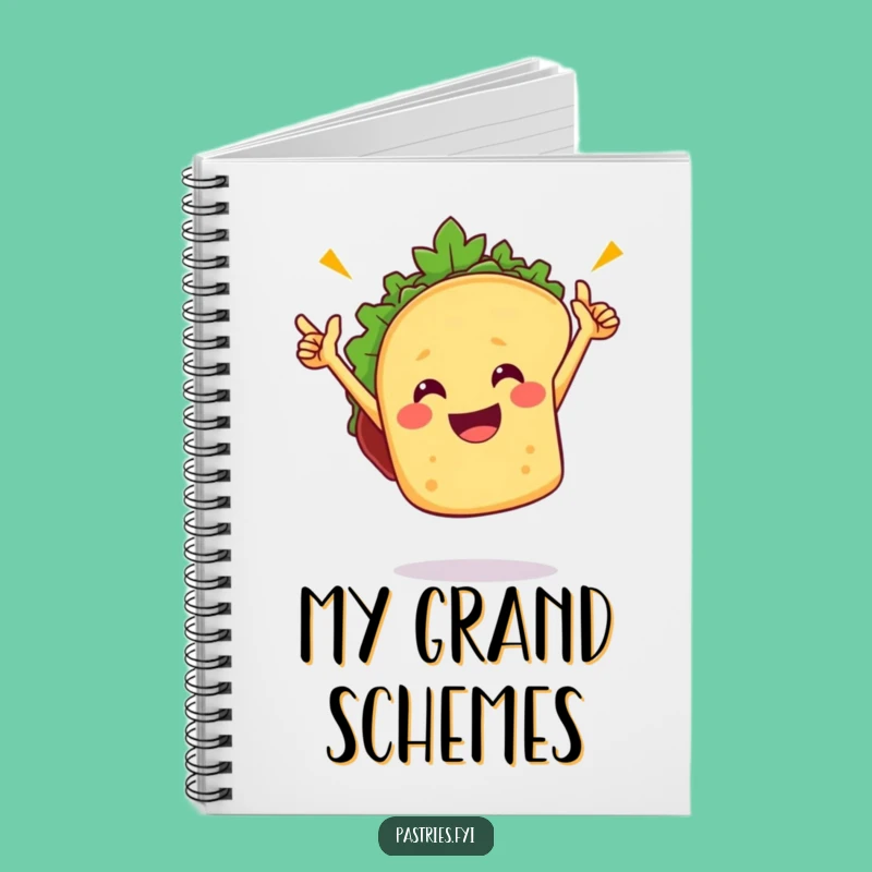 Funny Taco Victory Dance Notebook: Fiesta Journal, Creative Ideas Gift
