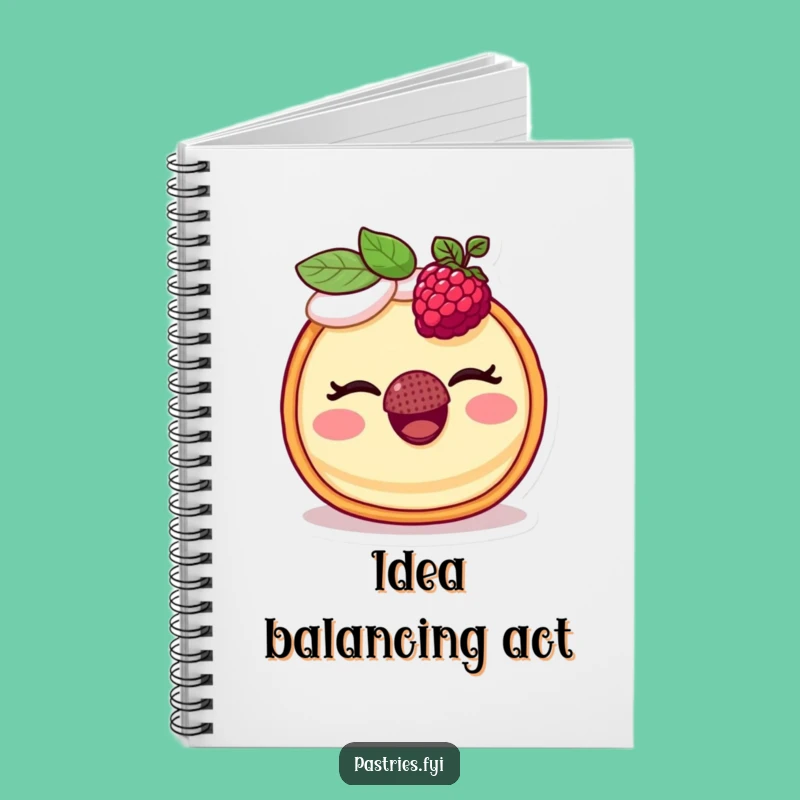 Funny Tart Notebook: Jot Down Ideas With This Hilarious Winking Raspberry Cover, Gift!