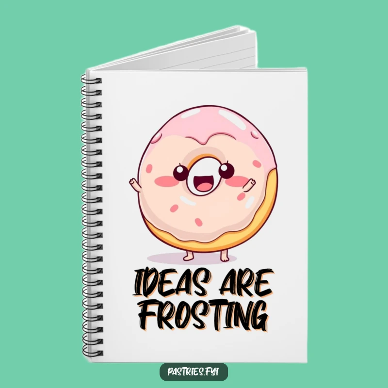 Funny Wobbly Donut Notebook: Jot Down Sweet Ideas with this Playful Jelly Character