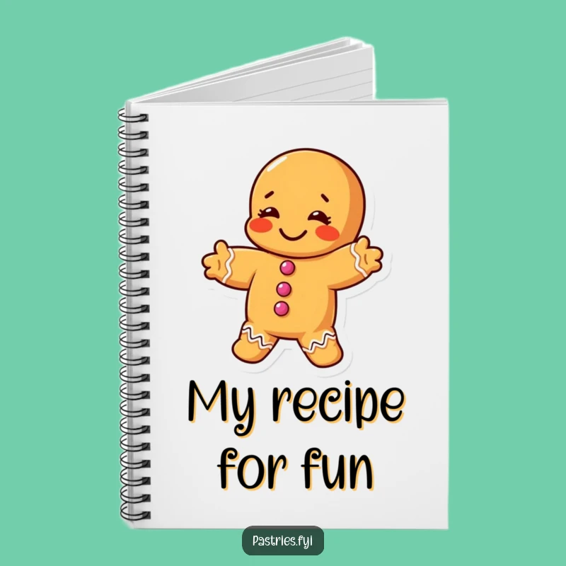 Funny Stretching Gingerbread Man Notebook: Jot Down Silly Ideas!