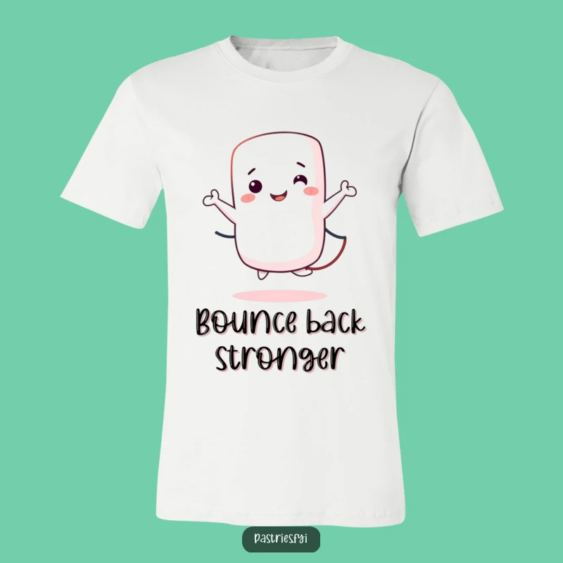 Funny Marshmallow Jumping Rope T-Shirt: Wearable Humor for Active Fun Lovers!