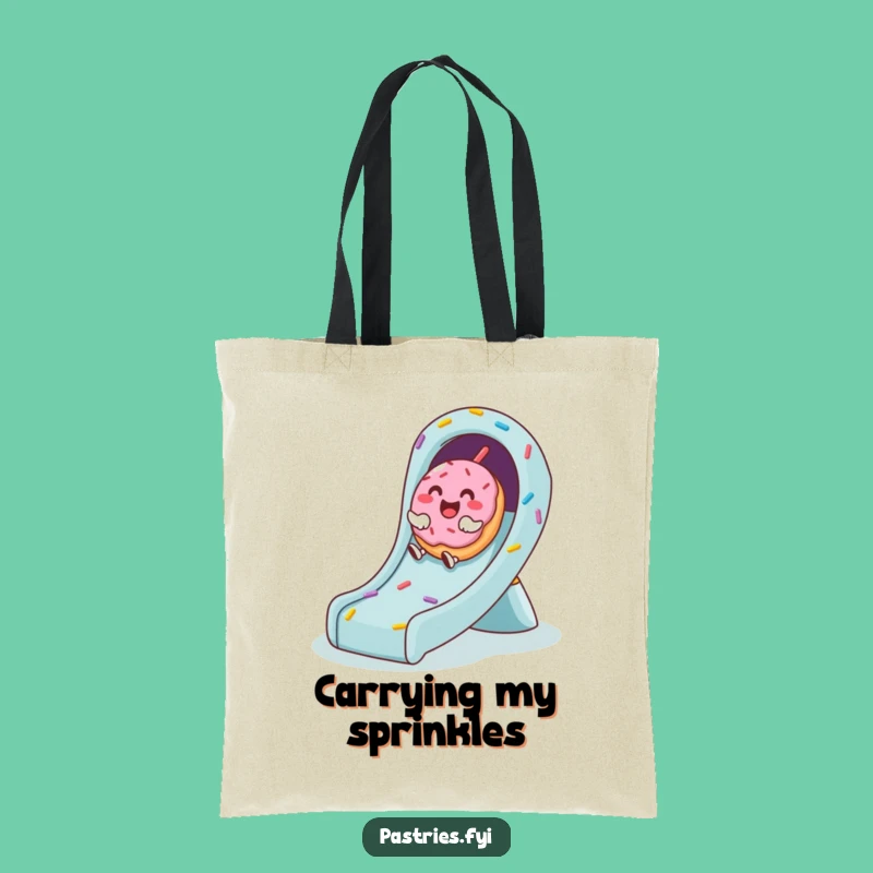 Funny Donut Tote Bag: Carry Your Giggles, a Sweet & Funny Gift!