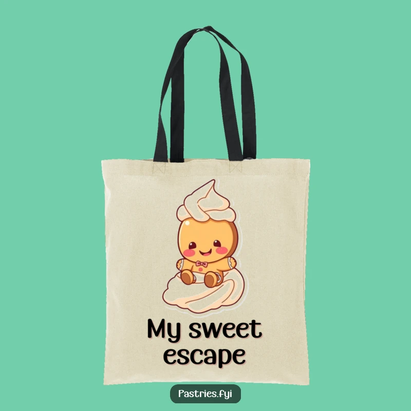 Funny Gingerbread Cookie Tote Bag: Giggling Slide, Great Humorous Holiday Gift